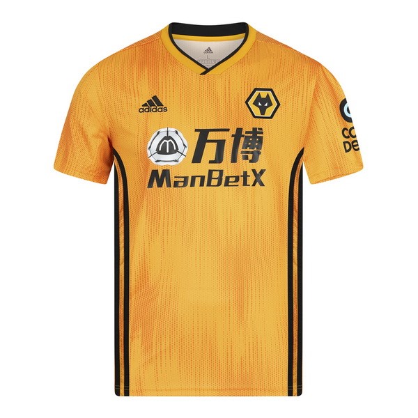 Camiseta Wolves Replica Primera Ropa 2019/20 Amarillo